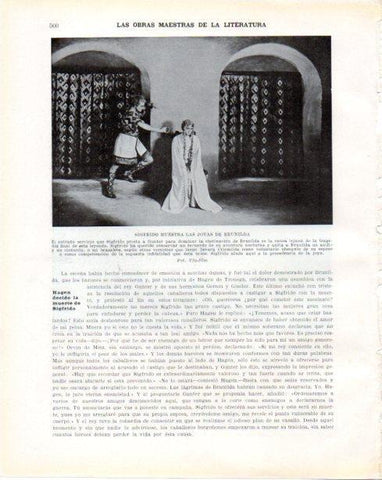 LAMINA V34435: Sigfrido muestra las joyas de Brunilda fotograma de Ufa-film