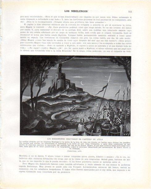 LAMINA V34441: Los borgoñones descubren el castillo de Atila por Camarasa