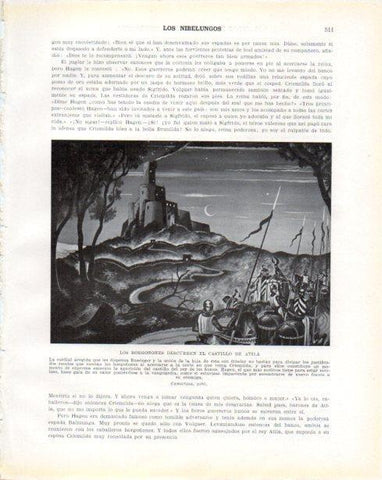 LAMINA V34441: Los borgoñones descubren el castillo de Atila por Camarasa