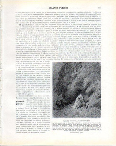 LAMINA V34466: Melisa consuela a Bradamante por Gustavo Dore