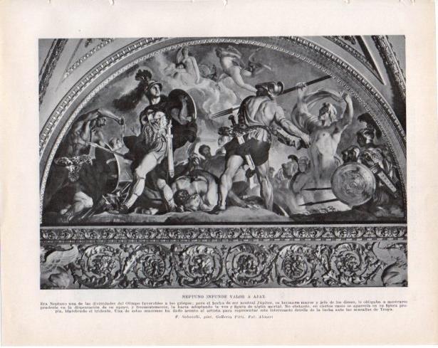 LAMINA V34225: Neptuno infunde valor a Ajax por F. Sabatellii