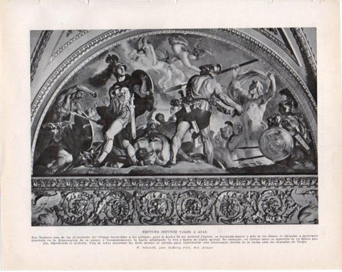 LAMINA V34225: Neptuno infunde valor a Ajax por F. Sabatellii