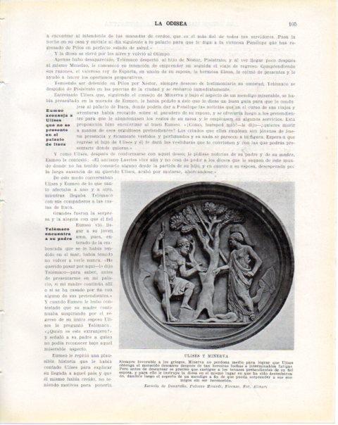 LAMINA V34211: Ulises y Minerva por Escuela de Donatello