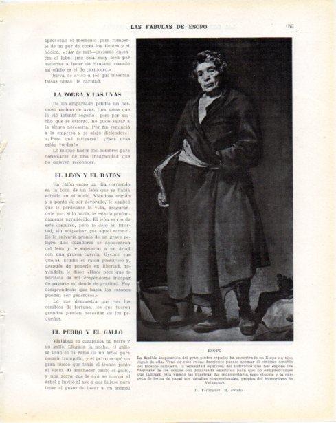 LAMINA V34247: Esopo por Velazquez