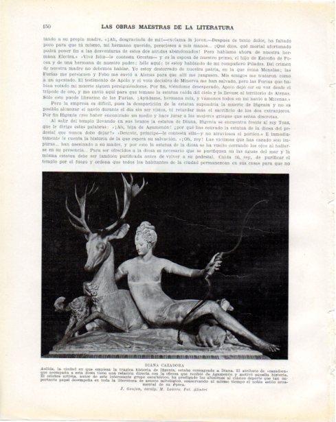LAMINA V34242: Diana cazadora escultura por J. Goujon