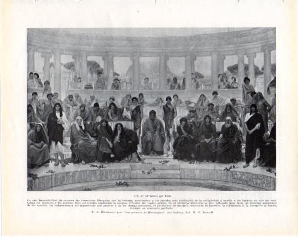LAMINA V34230: Un auditorio griego por W. H. Richmond