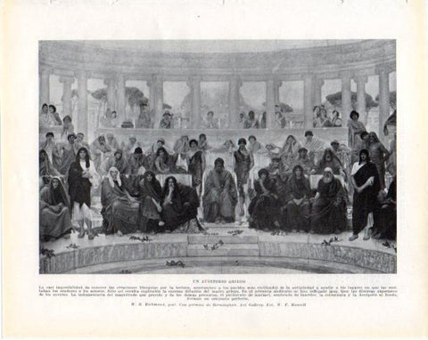 LAMINA V34230: Un auditorio griego por W. H. Richmond