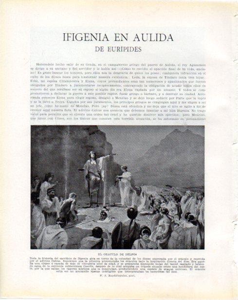 LAMINA V34238: El Oraculo de Delfos por W. S. Bagdatopulos