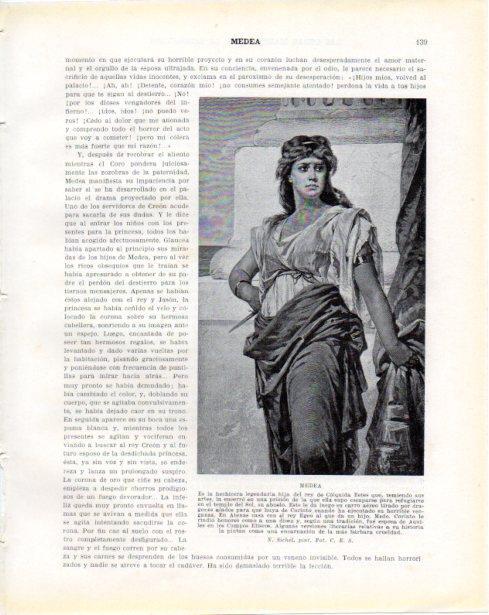 LAMINA V34237: Medea por N. Sichel