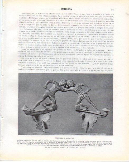 LAMINA V34233: Eteocles y Polinice asa de un barreño etrusco
