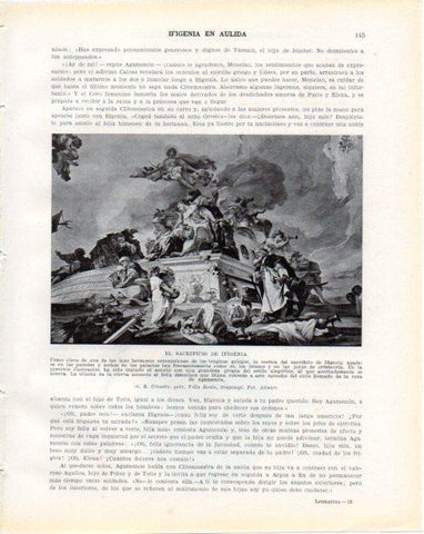 LAMINA V34240: El sacrificio de Ifigenia por G. B. Crosato