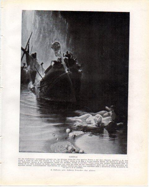 LAMINA V34208: Sirenas por E. Talbono