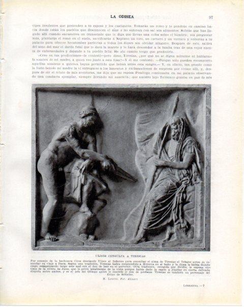 LAMINA V34207: Ulises consulta a Tiresias, Museo del Louvre