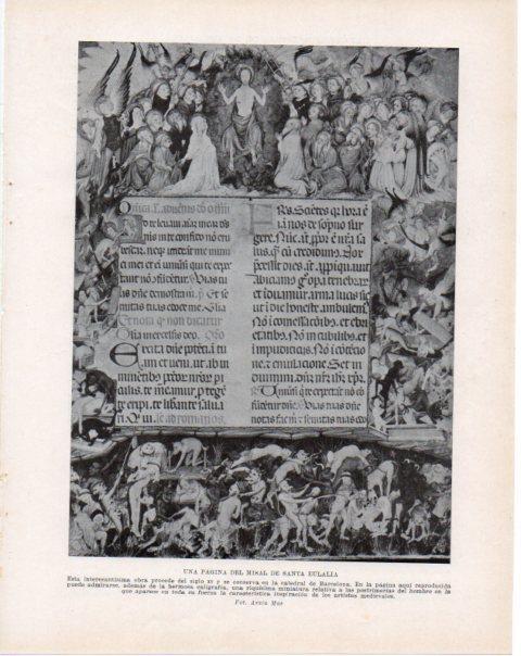 LAMINA V34174: Una pagina del Misal de Santa Eulalia