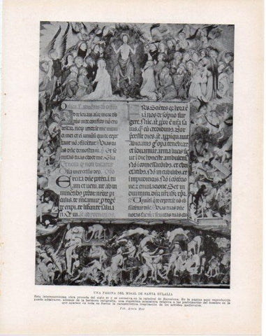 LAMINA V34174: Una pagina del Misal de Santa Eulalia
