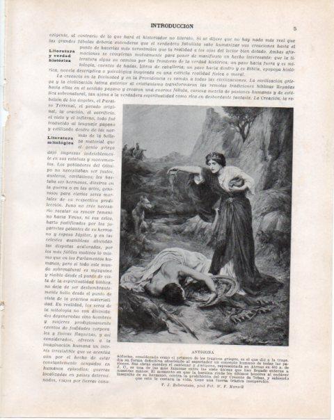 LAMINA V34165: Antigona por V. J. Roberstson