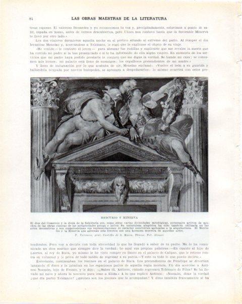 LAMINA V34201: Mercurio y Minerva por P. Veronese
