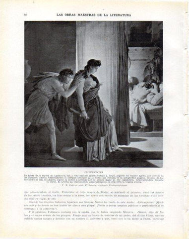 LAMINA V34199: Clitemnestra por P. N. Guerin