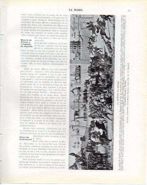 LAMINA V34196: La muerte de Hector, Escuela Florentina