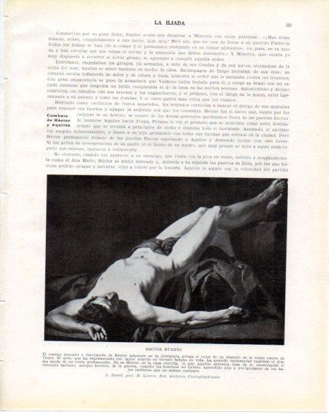 LAMINA V34195: Hector muerto por L. David 