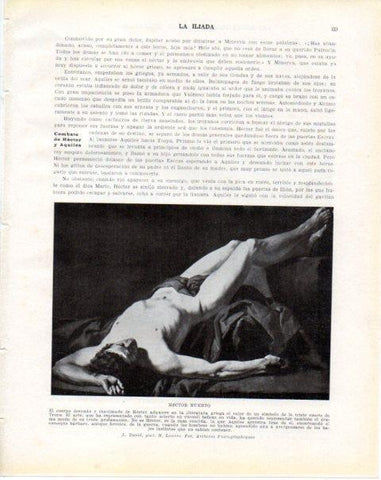 LAMINA V34195: Hector muerto por L. David 