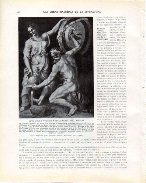 LAMINA V34193: Tetis pide a Vulcano nuevas armas para Aquiles por G. Romano