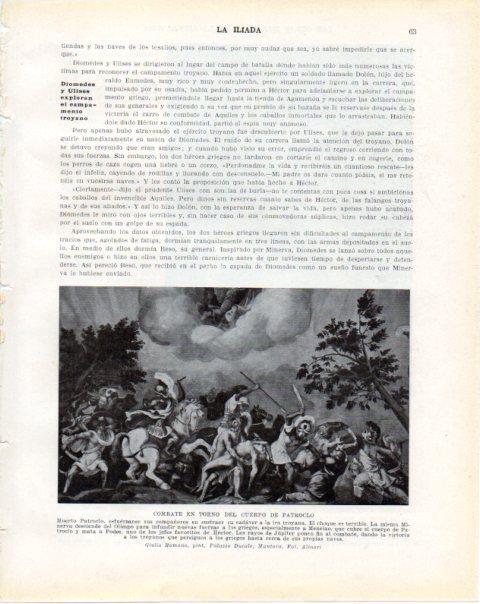 LAMINA V34192: Combate en torno del cuerpo de Patroclo por Giulio Romano