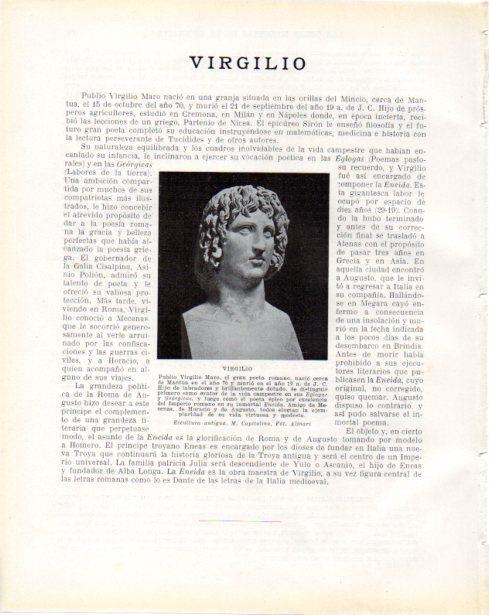 LAMINA V34251: Virgilio escultura, Museo Capitolino