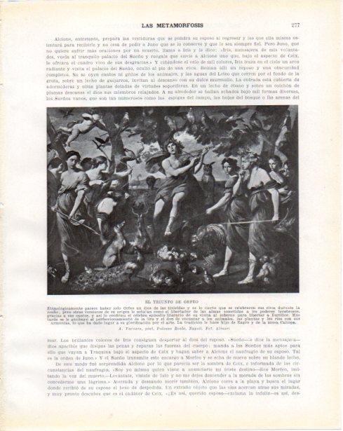 LAMINA V34320: El triunfo de Orfeo por A. Vaccaro