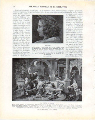 LAMINA V34339: La fiesta de Flora y Horacio