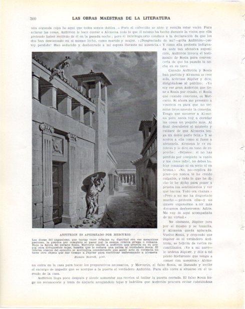 LAMINA V34333: Anfitrion es apedreado por Mercurio por Ramon Borrell