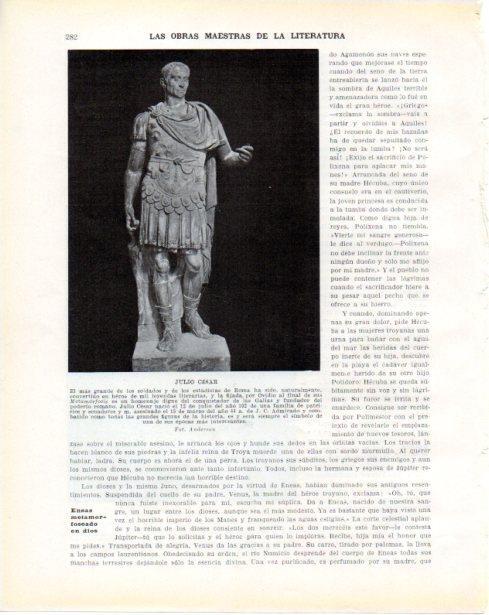 LAMINA V34322: Julio Cesar escultura