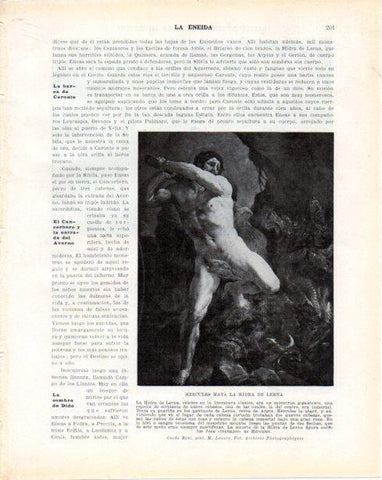 LAMINA V34266: Hercules mata la Hidra de Lerna por Guido Reni