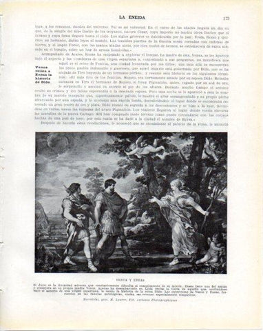 LAMINA V34254: Venus y Eneas por Barrettini